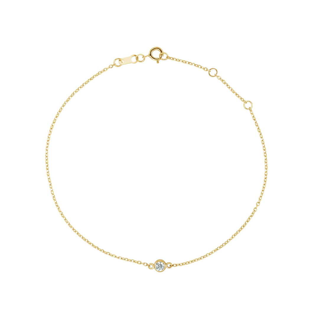 Diamond Solitaire Bracelet