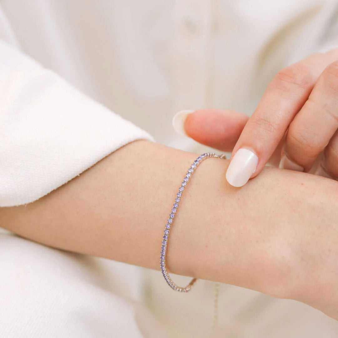 Amethyst Tennis Bracelet