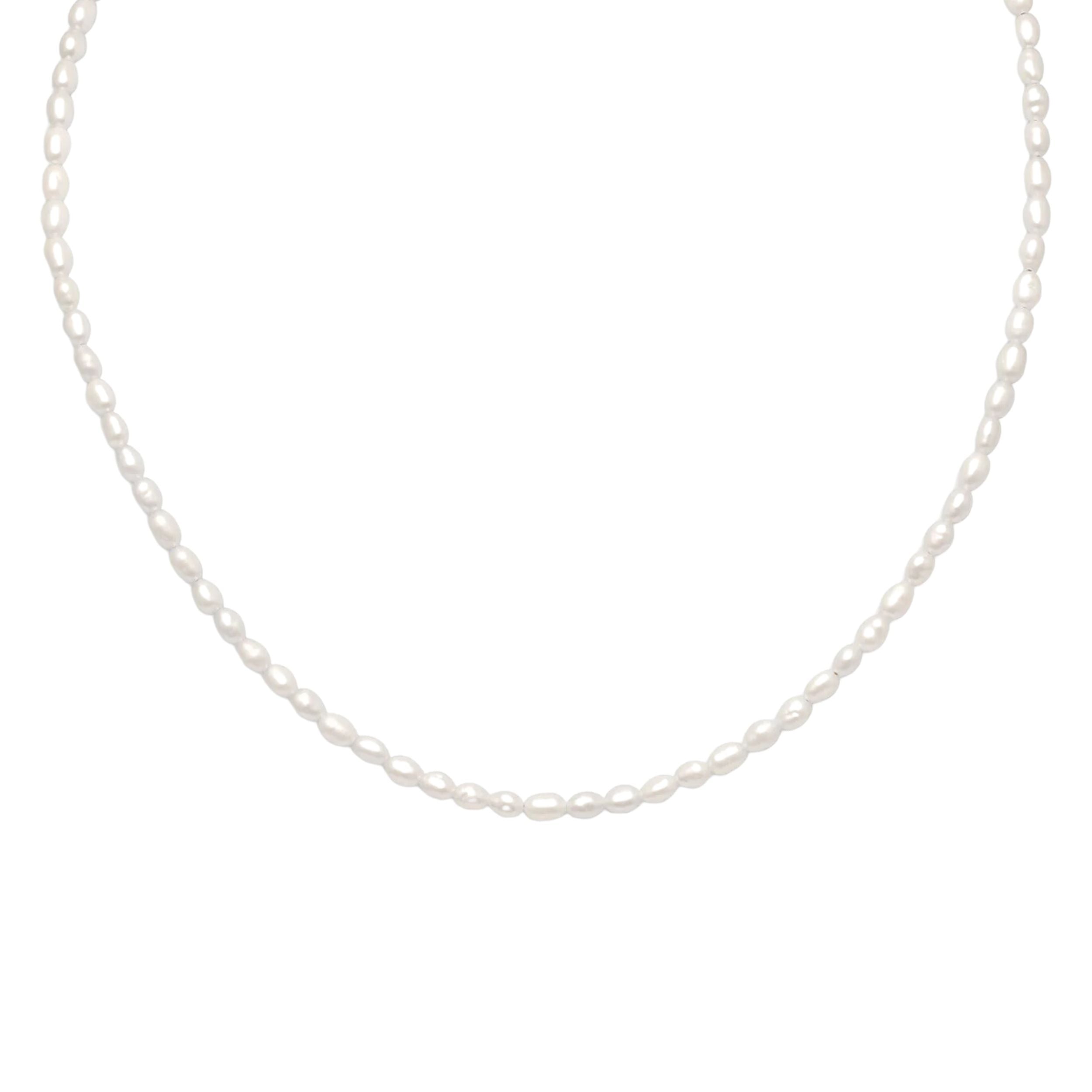 Tiny Pearl Necklace - Pearl Choker Necklace – Amanda Deer Jewelry