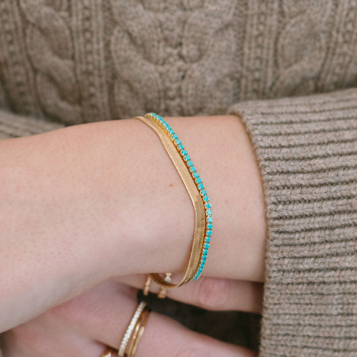 Turquoise Tennis Bracelet