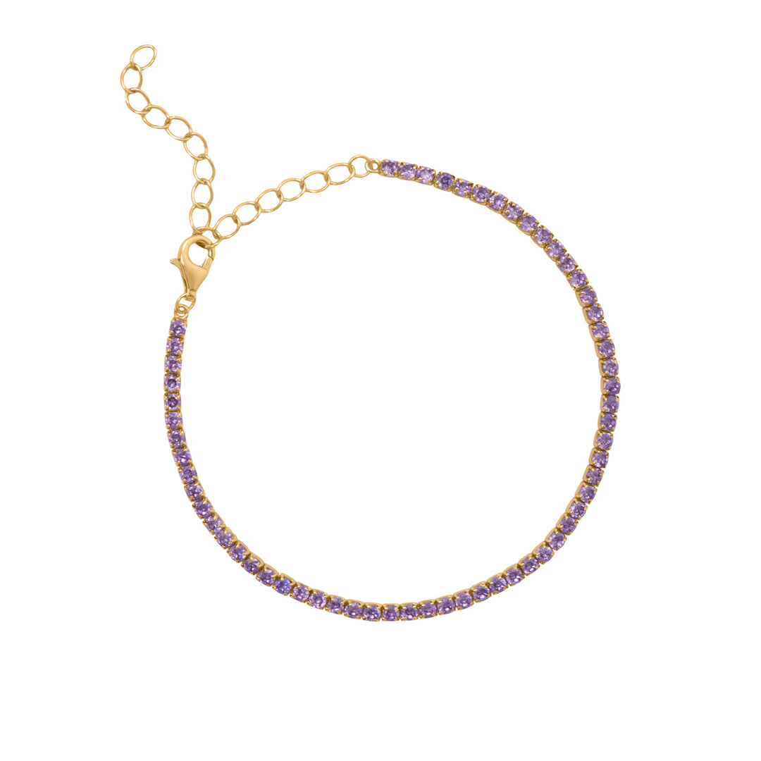 Amethyst Tennis Bracelet