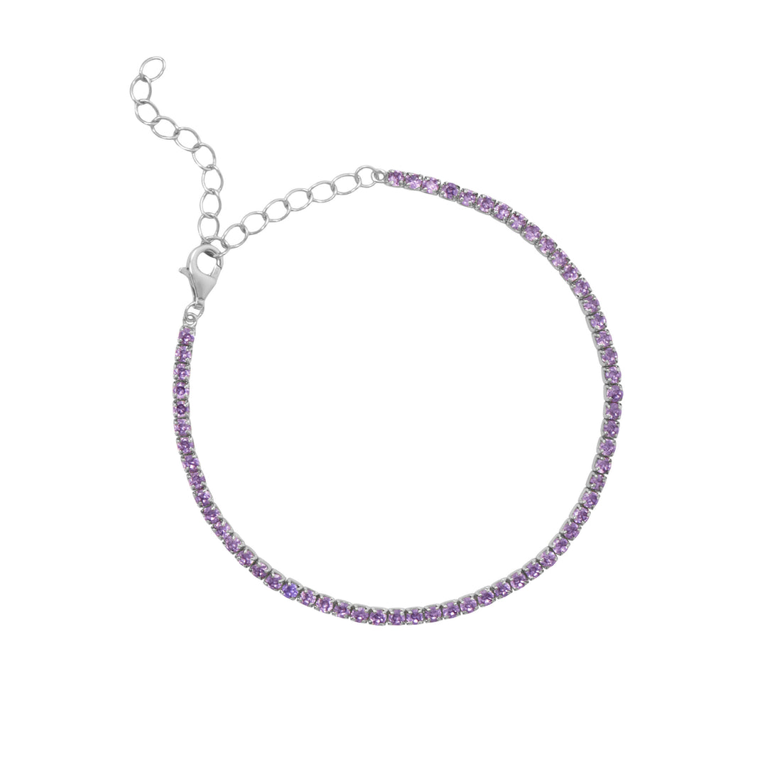 Amethyst Tennis Bracelet