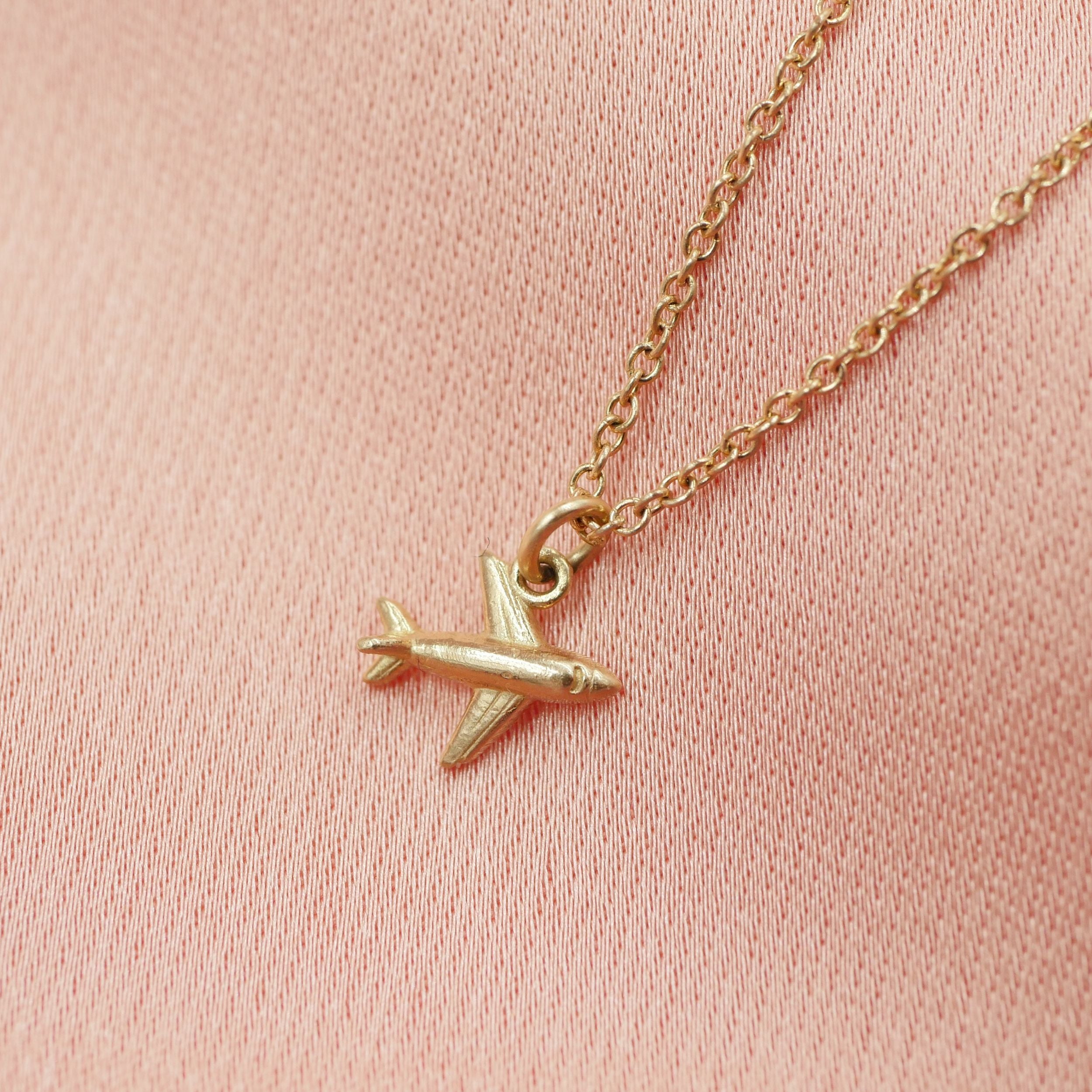 Amaxer Stainless Steel Necklace For Women Plane Necklace Airplane Pendant  Necklace Aircraft Chain Layered Tiny Dainty Jewelry - AliExpress