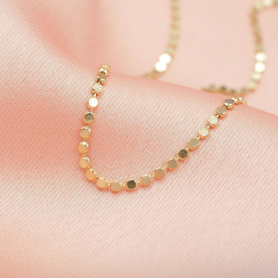 Gold Dotted Necklace