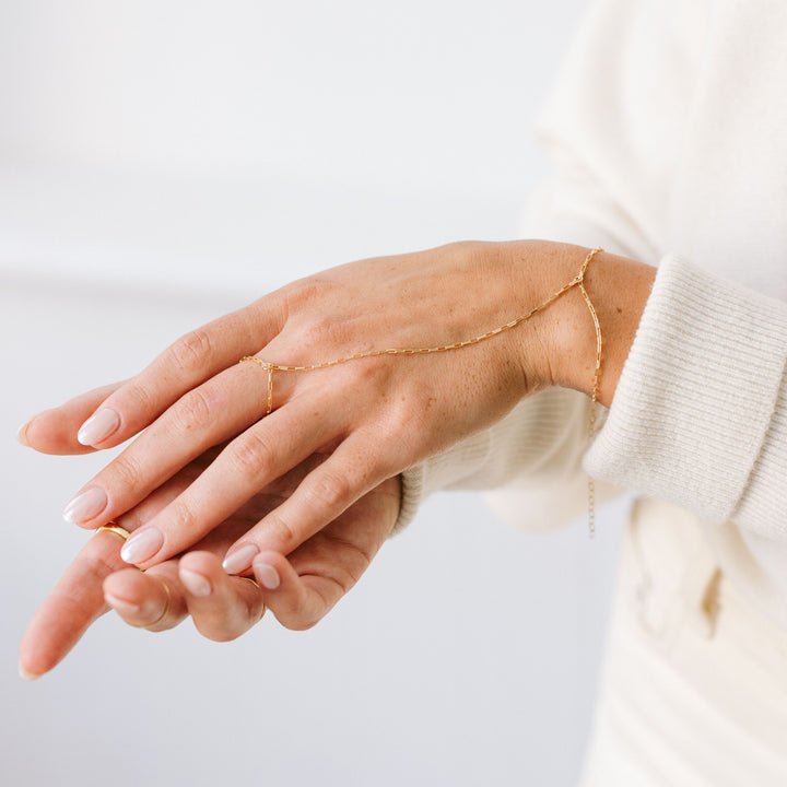 Dainty Gold Hand Chain