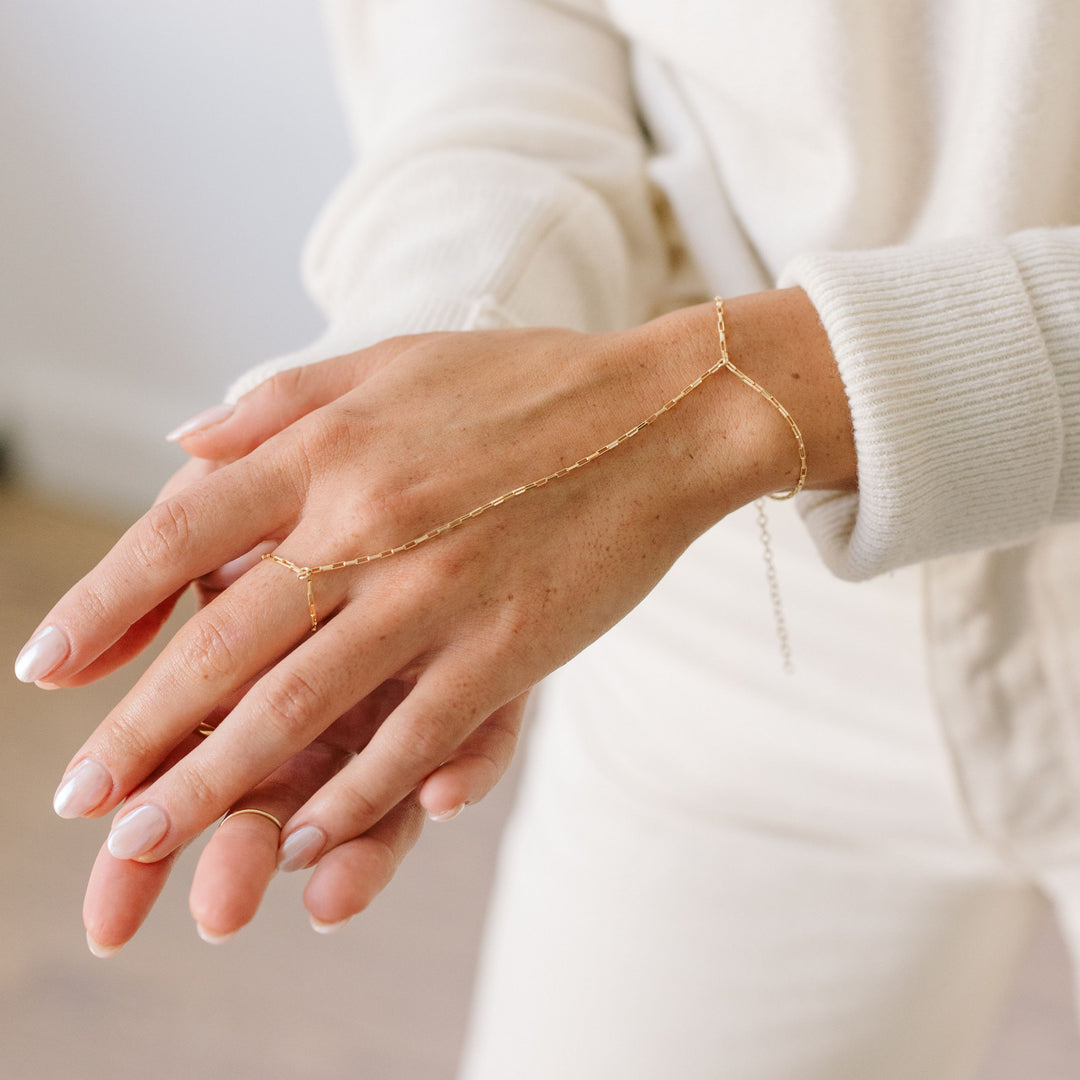 Dainty Gold Hand Chain