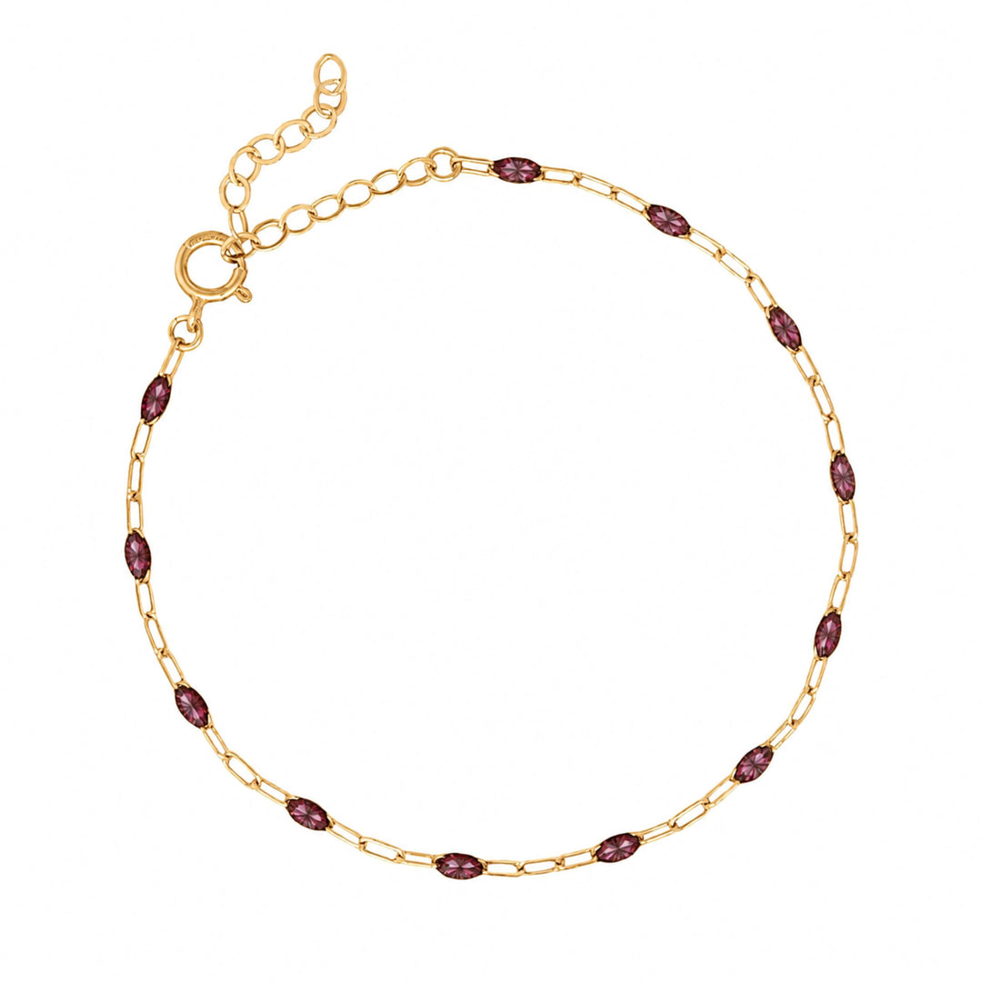 Amethyst Beaded Bracelet