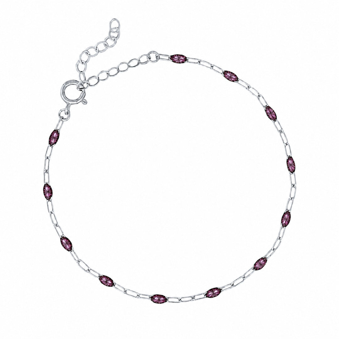 Amethyst Beaded Bracelet