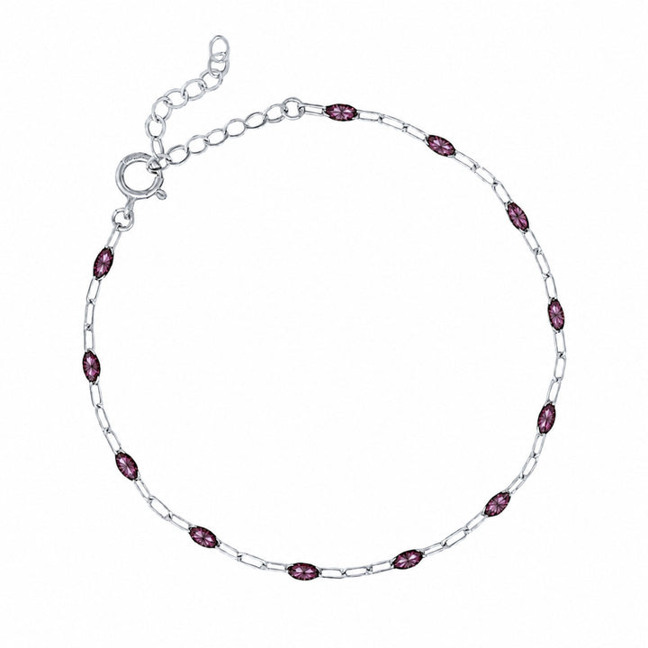 Amethyst Beaded Bracelet