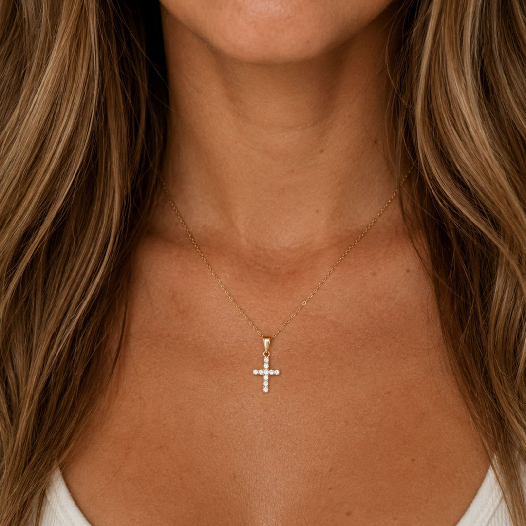 Starlight Cross Necklace