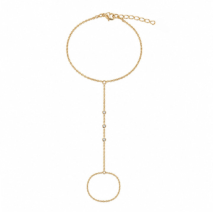 Crystal Hand Chain Bracelet