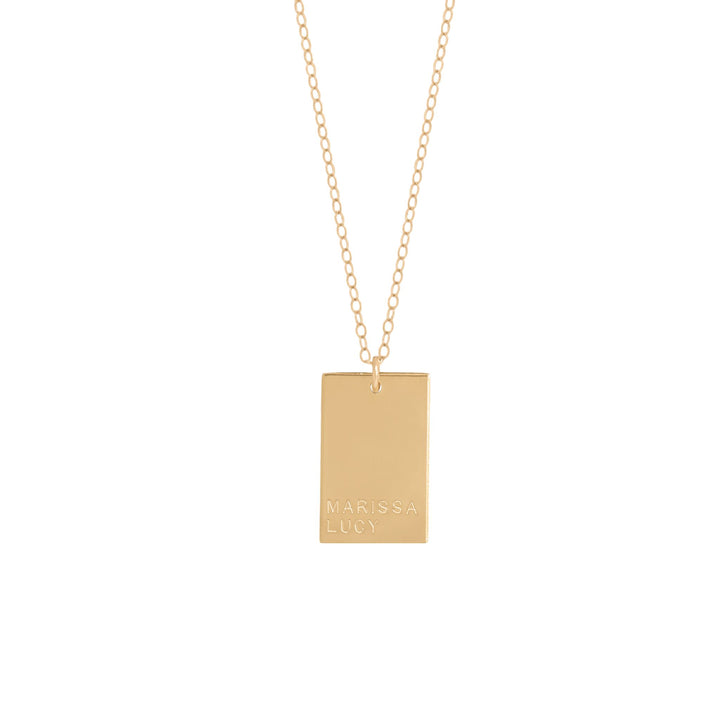 Dani Rectangle Necklace