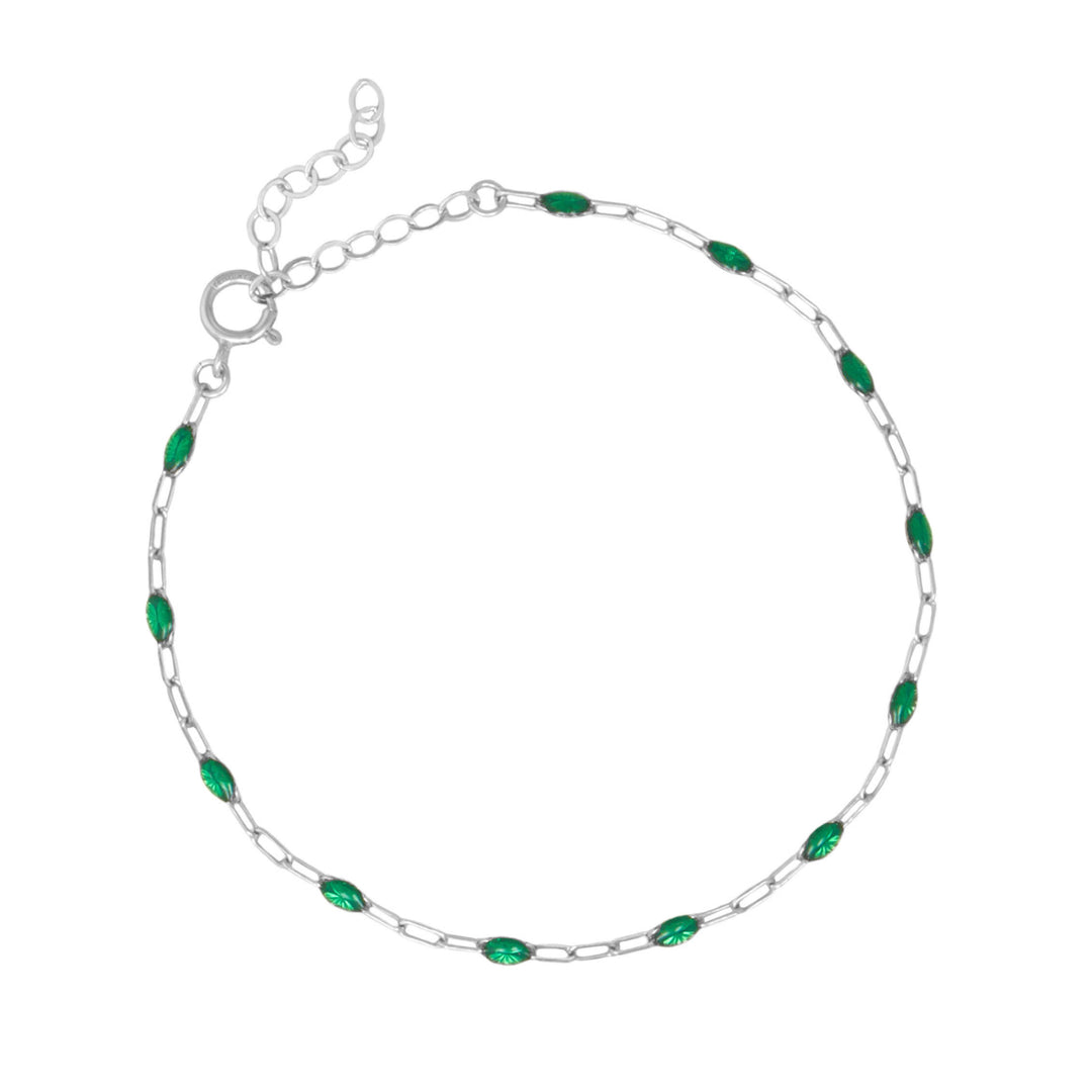 Emerald Beaded Bracelet