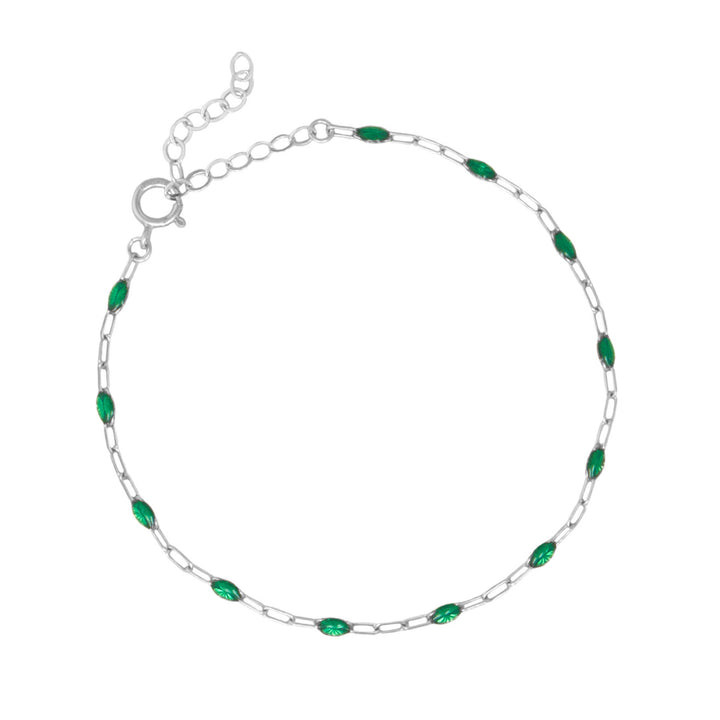 Emerald Beaded Bracelet