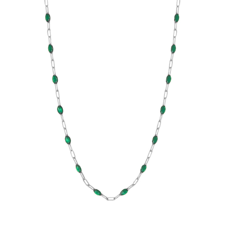 Emerald Beaded Necklace