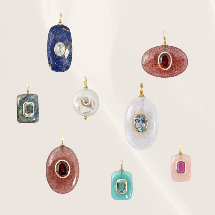 Crystal Gemstone Manifestation Charm