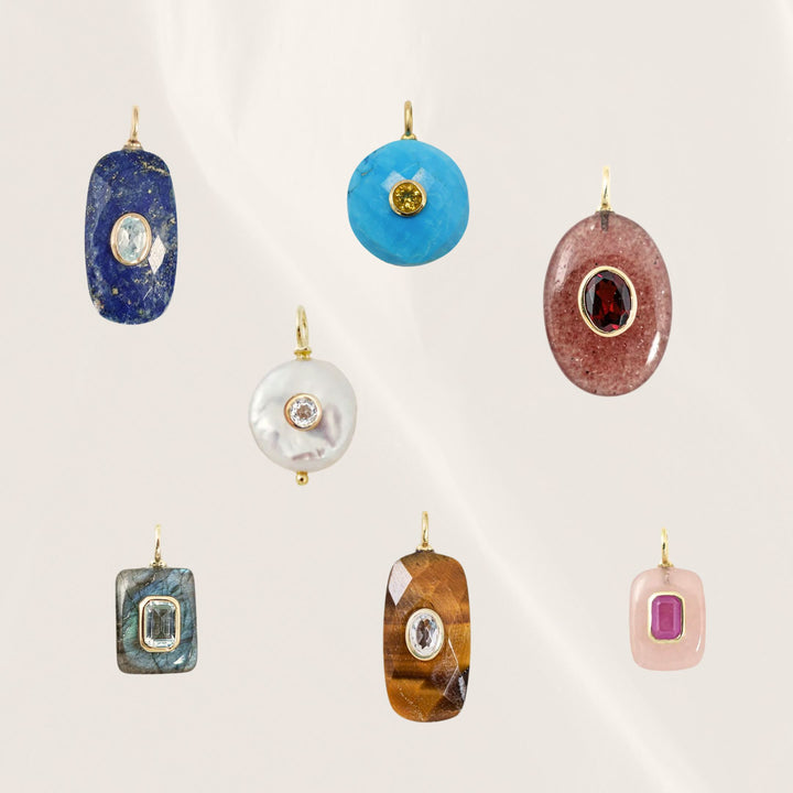 Crystal Gemstone Manifestation Charm