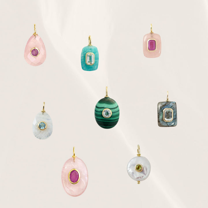 Crystal Gemstone Manifestation Charm