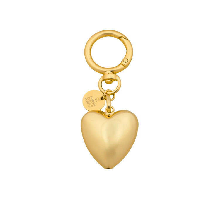 Puffy Heart Bag Charm