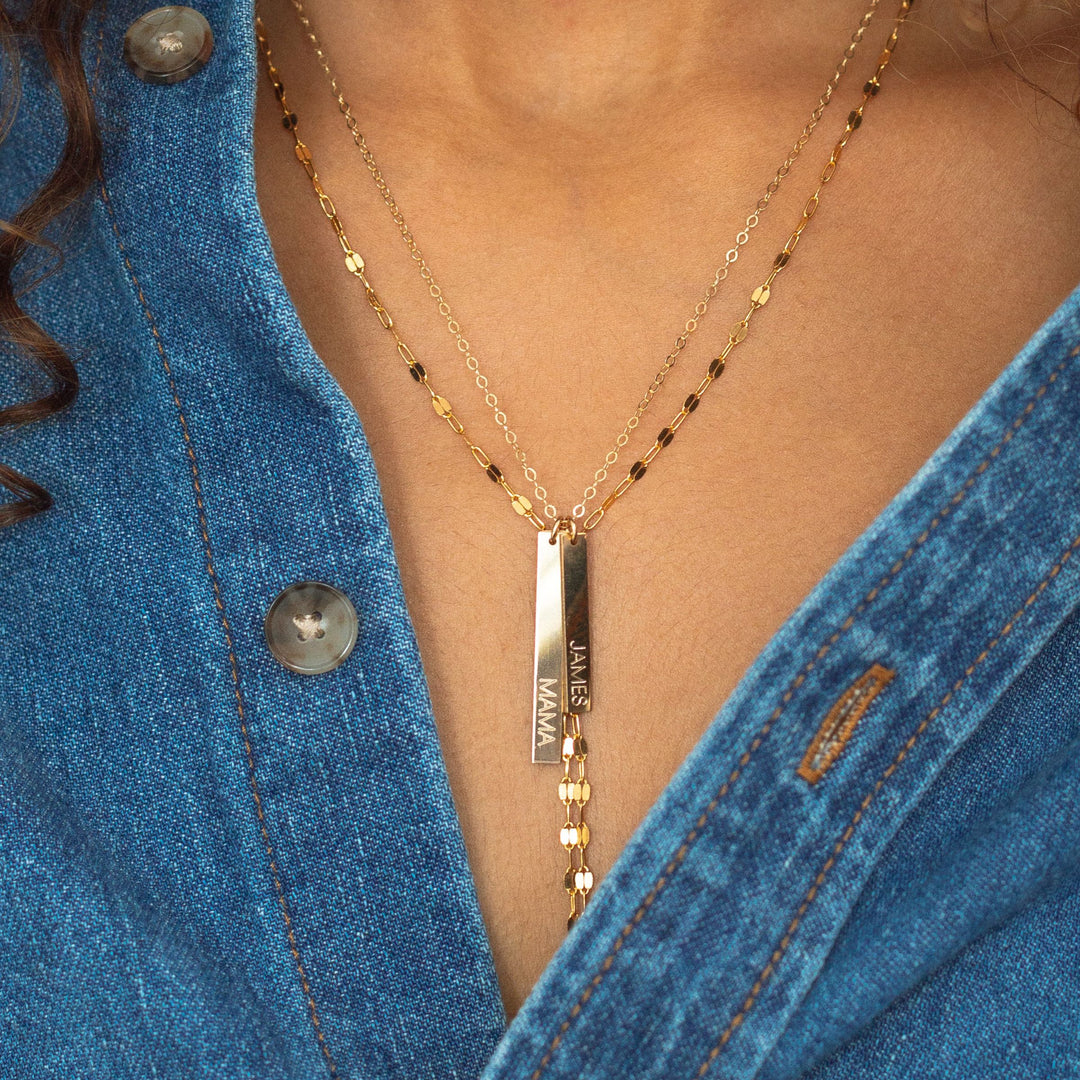 Double Bar Necklace