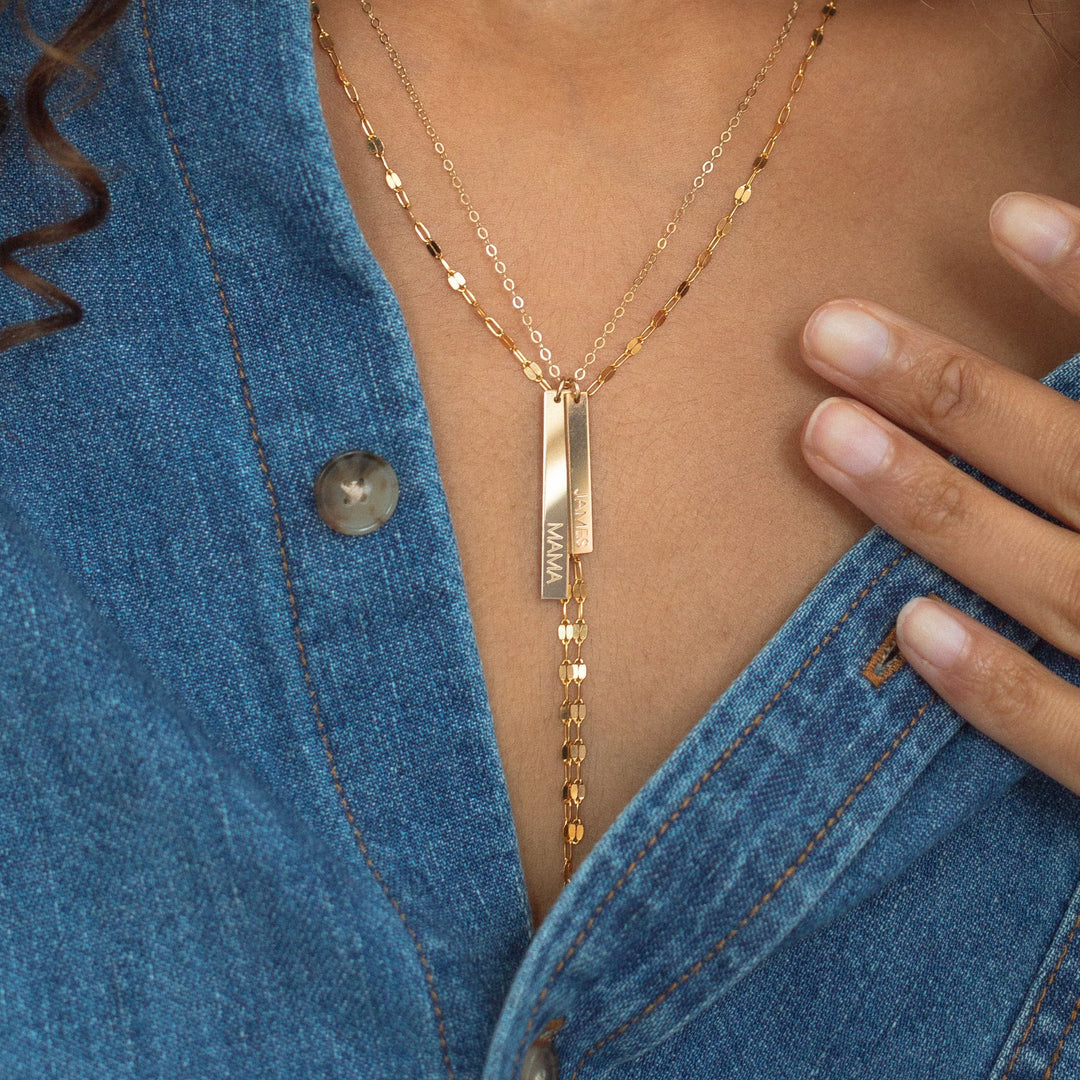 Double Bar Necklace