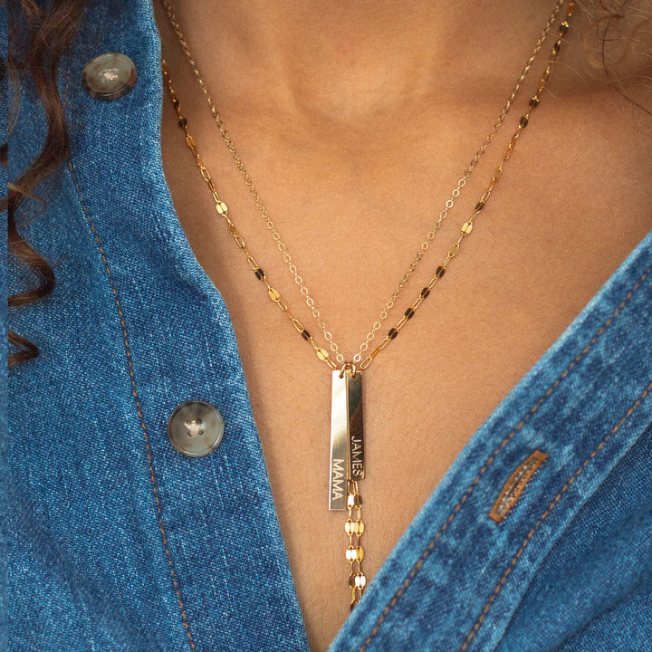 Double Bar Necklace
