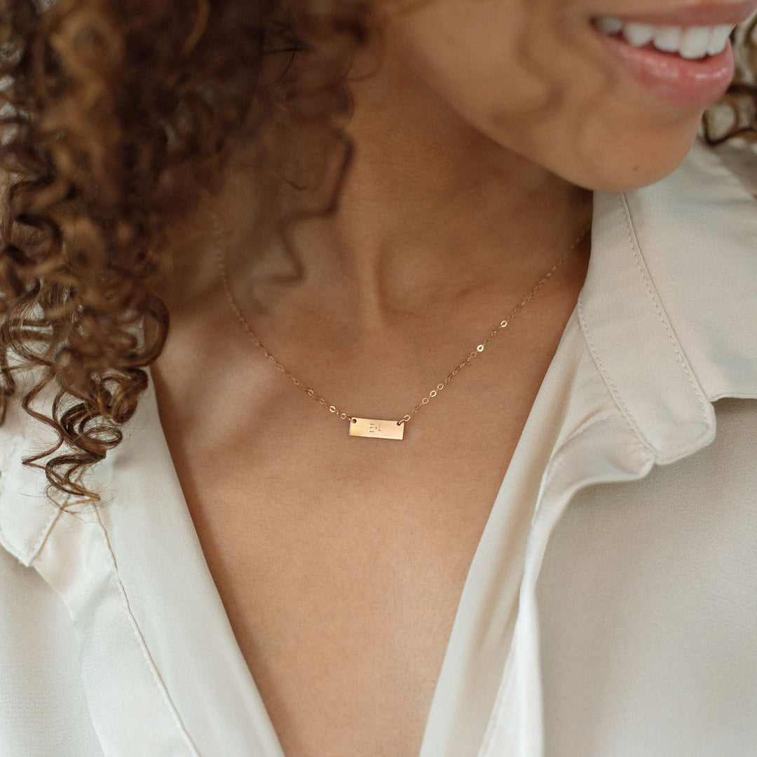 Tiny Bar Necklace