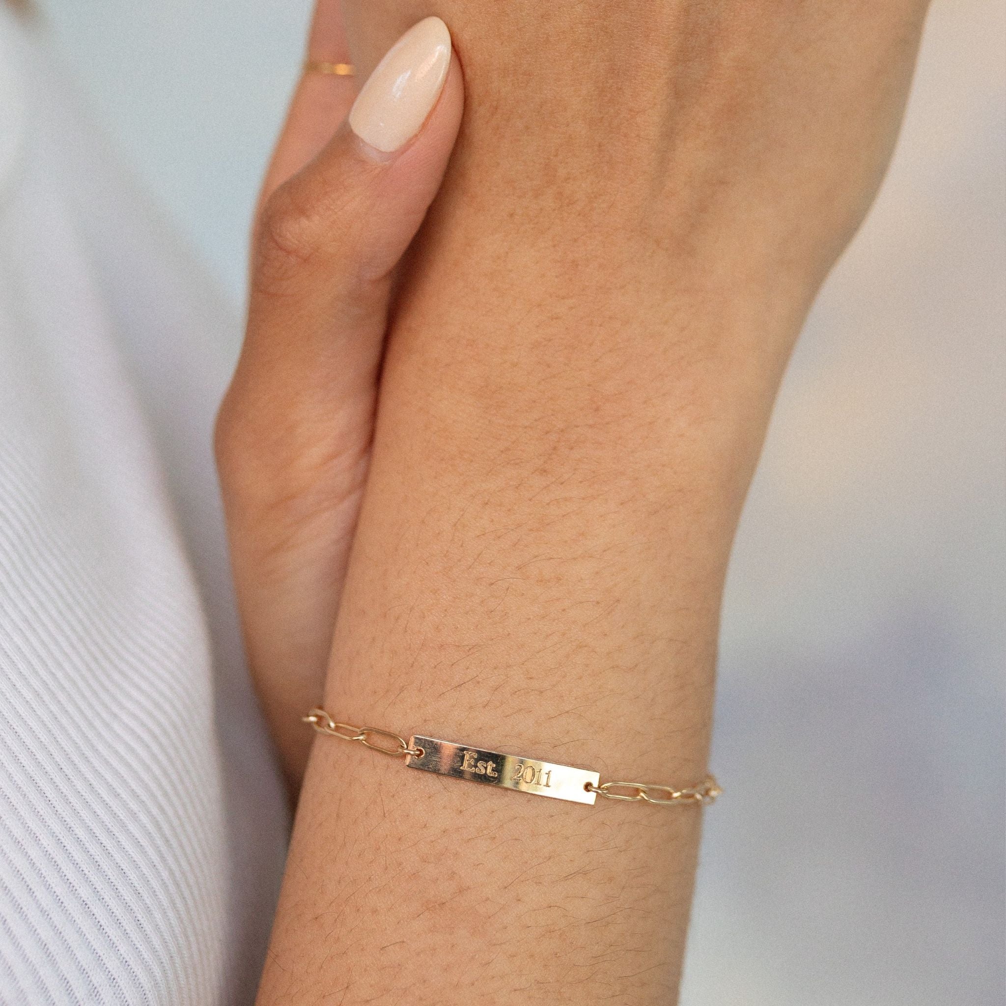 Paperclip ID Bracelet – Amanda Deer Jewelry