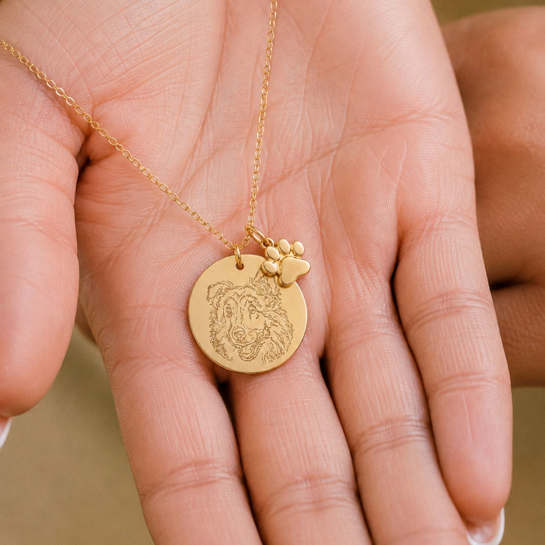 Pet Portrait Necklace