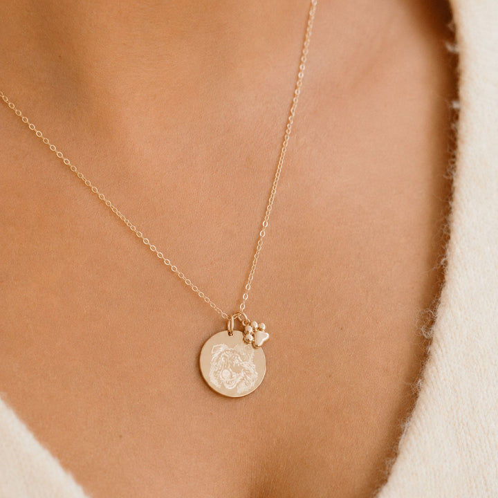 Pet Portrait Necklace
