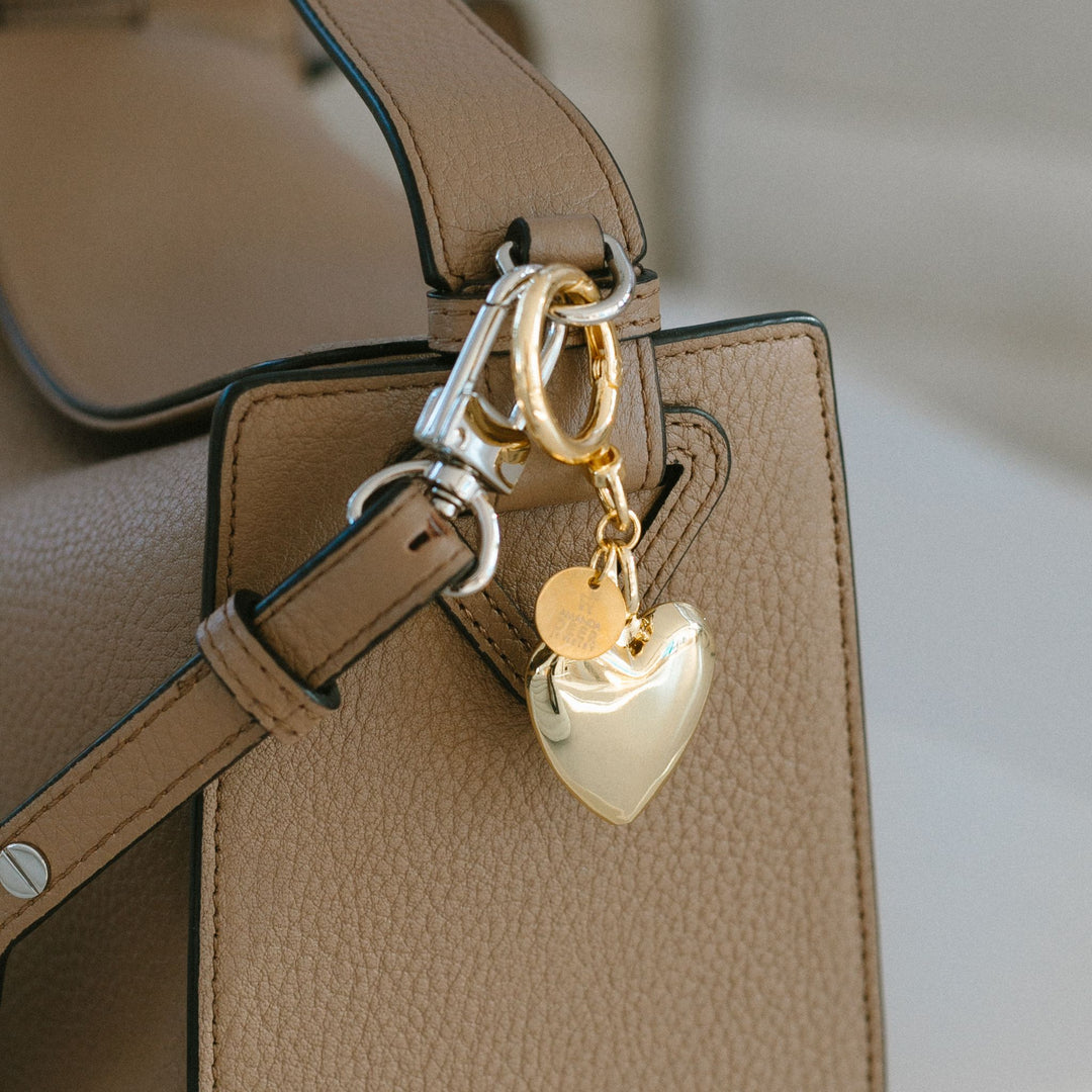 Puffy Heart Bag Charm