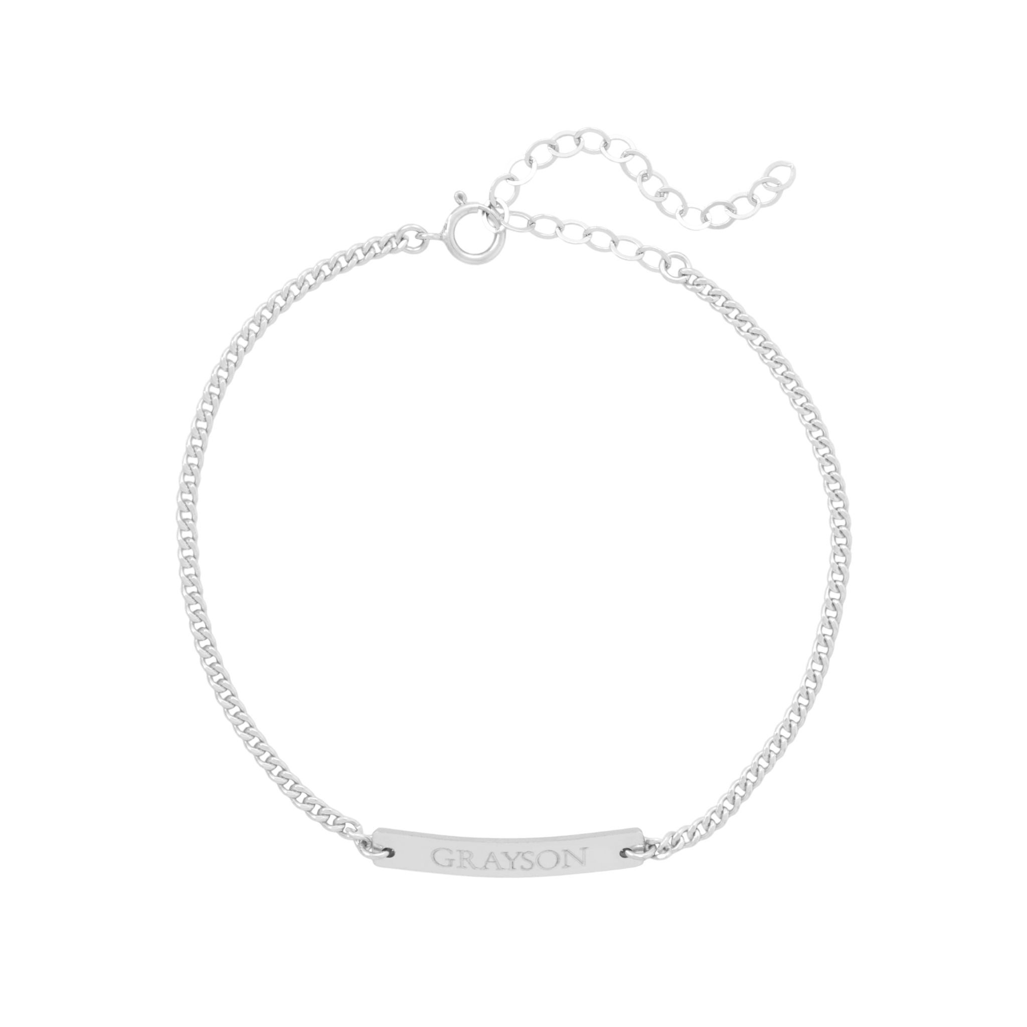 Curb Chain ID Bracelet – Amanda Deer Jewelry