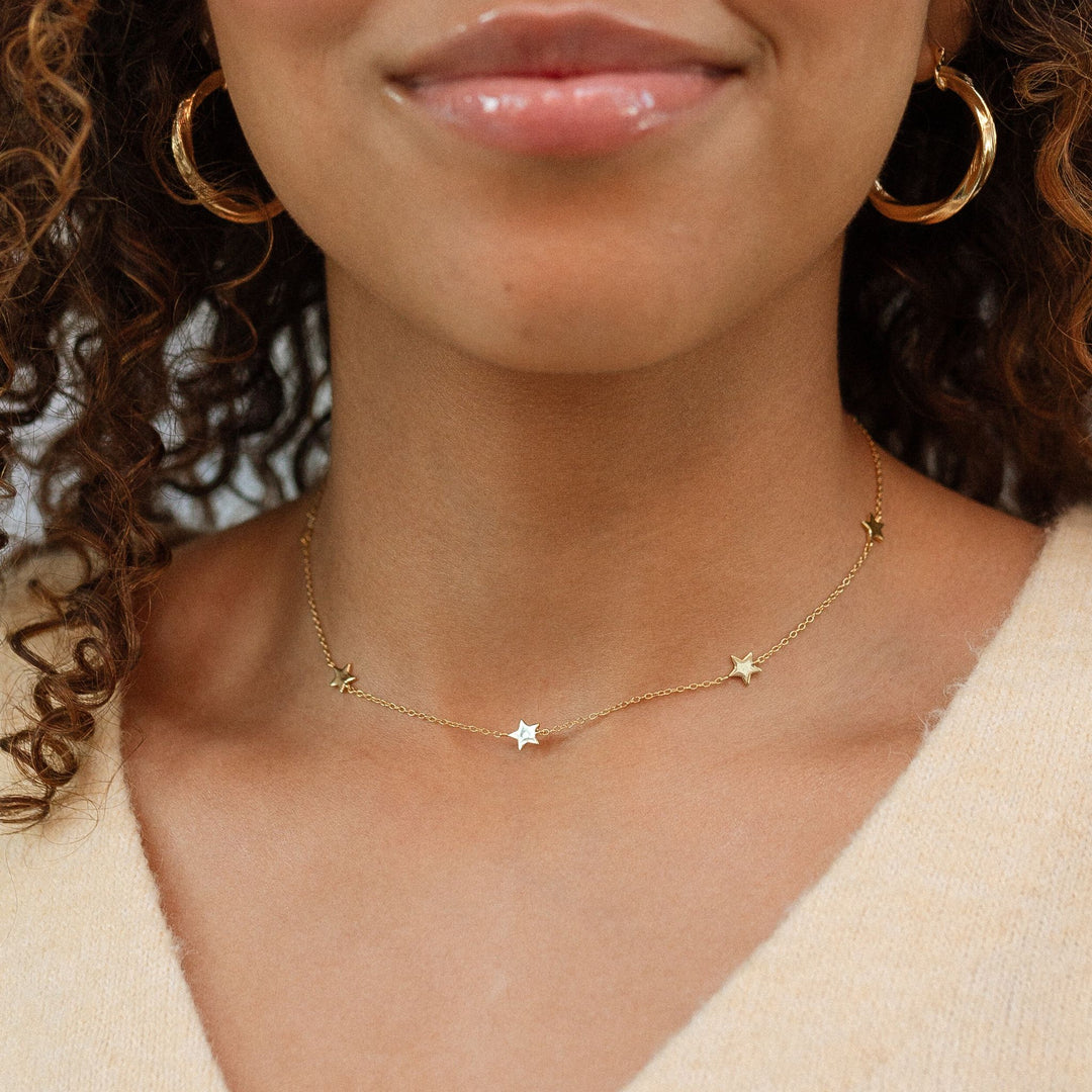 Star Choker Necklace – Amanda Deer Jewelry - Main Image