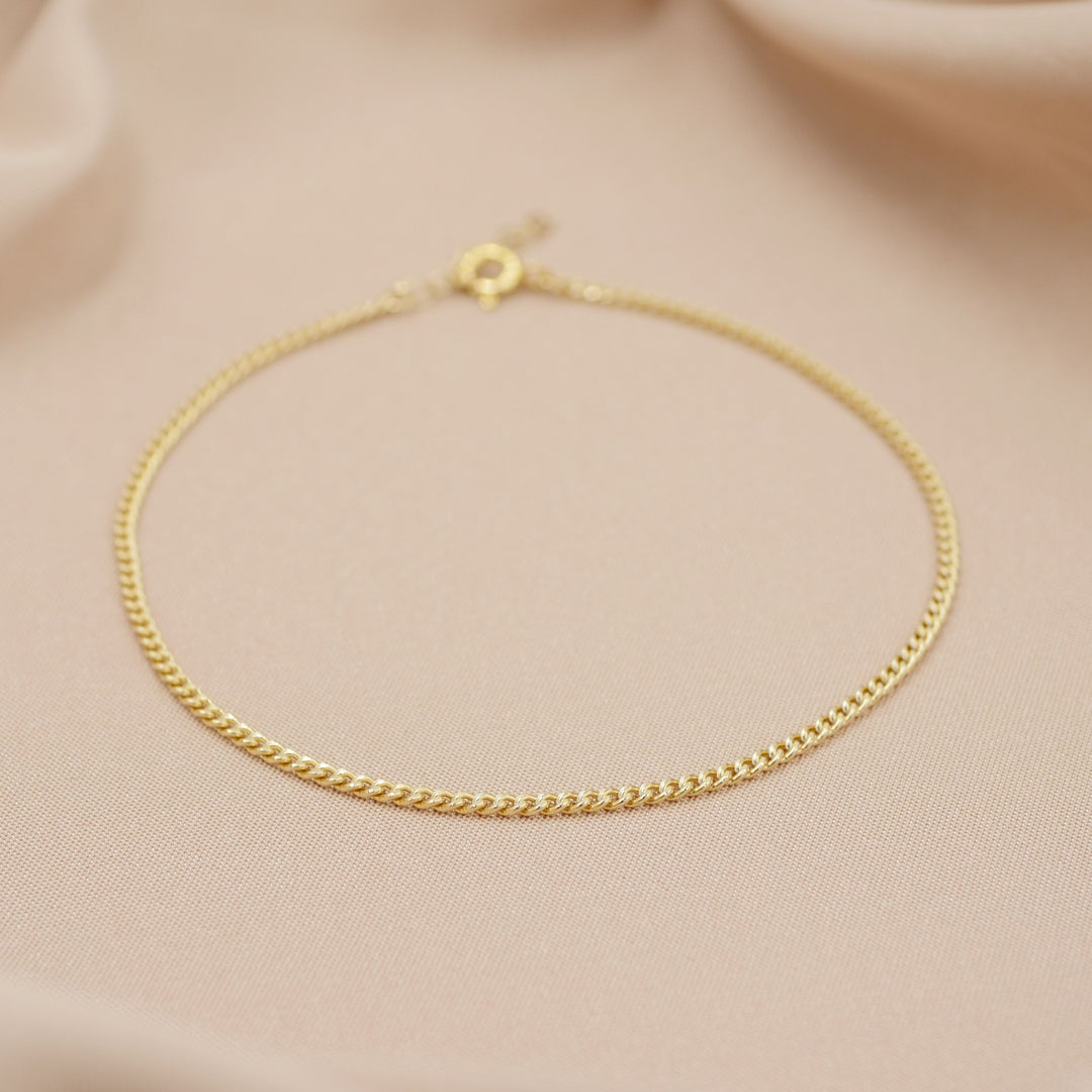 Faye Curb Chain Anklet