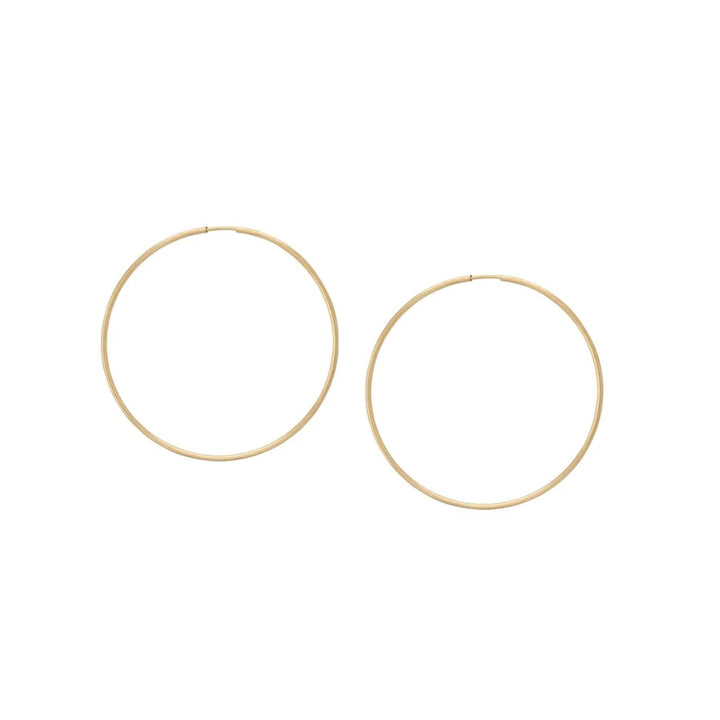 Large Gold Endless Hoops