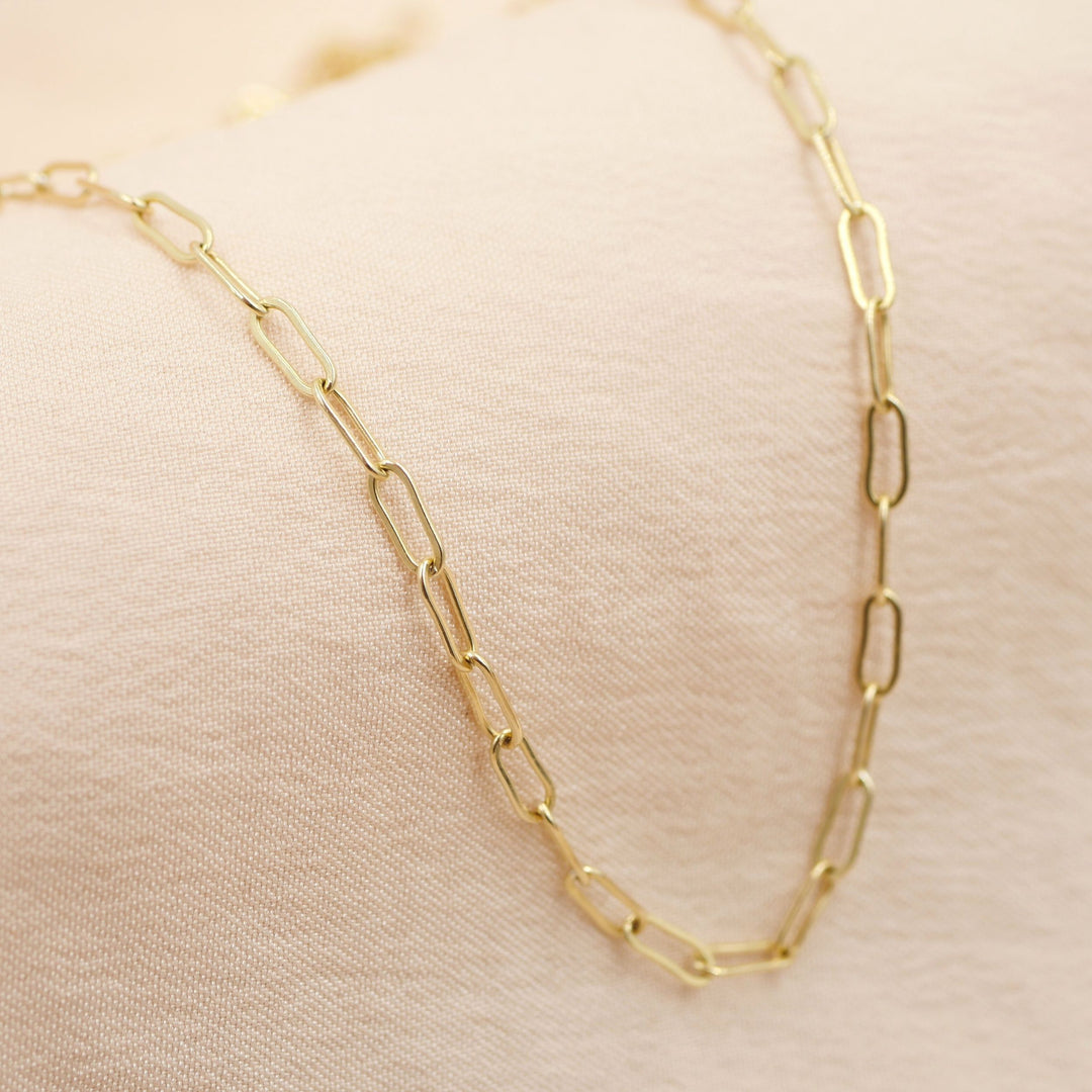 Mini Paperclip Chain Necklace