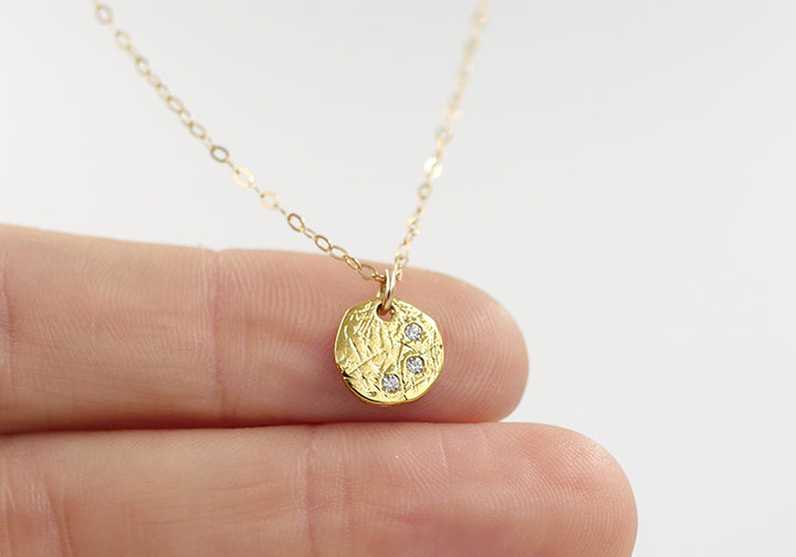 Three Wishes Coin Necklace