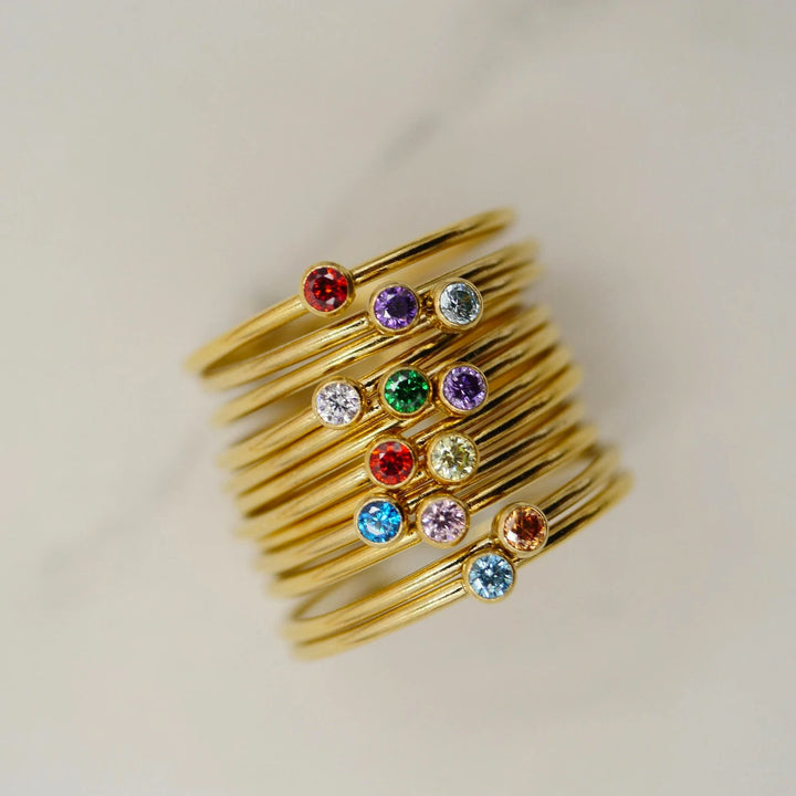 April Birthstone Ring