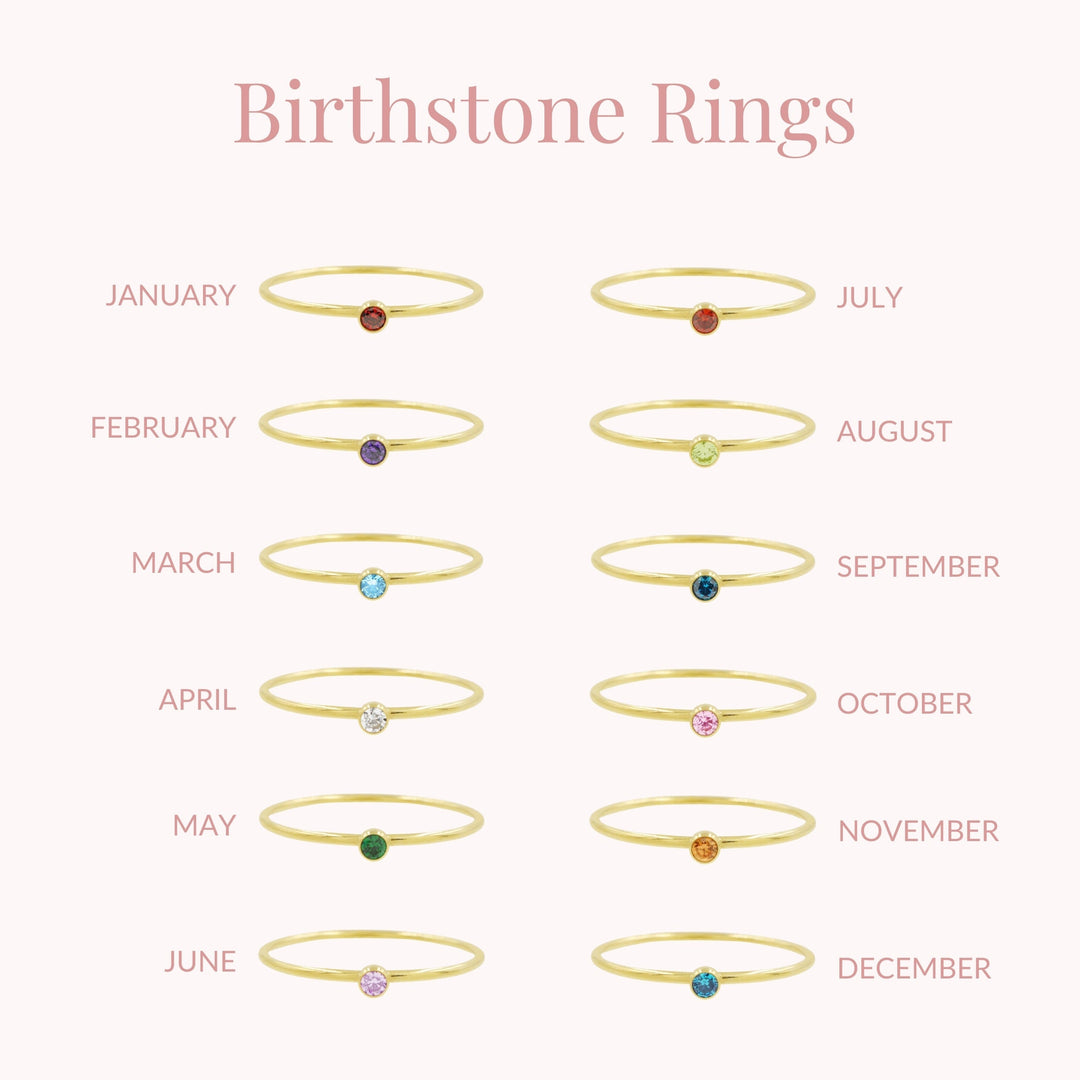 February Birthstone Ring