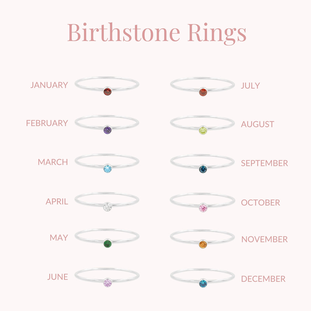 April Birthstone Ring