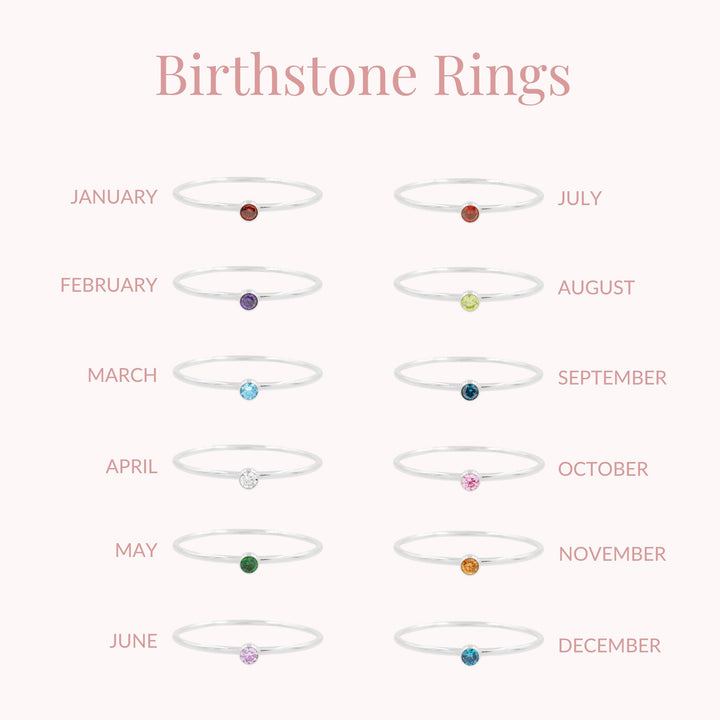 April Birthstone Ring