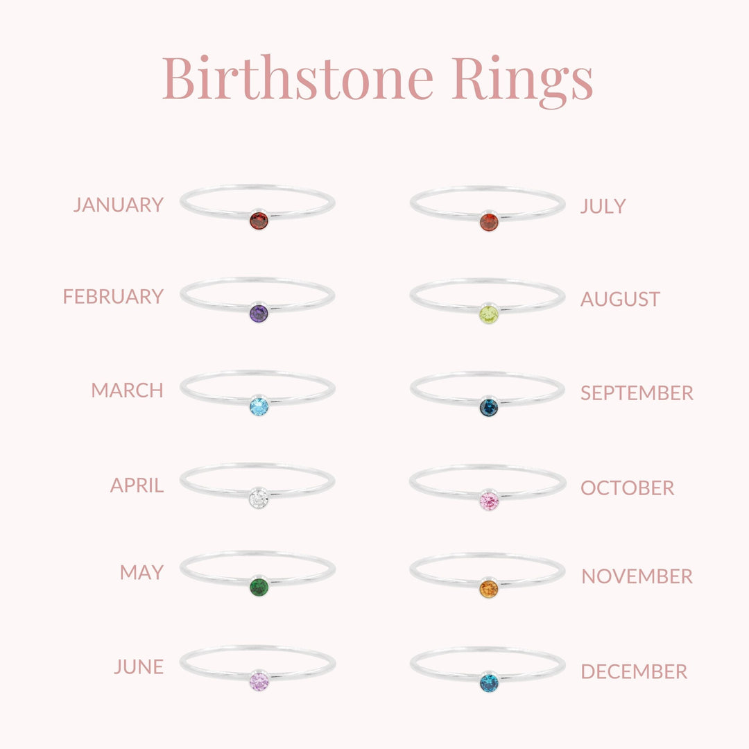 March Birthstone Ring