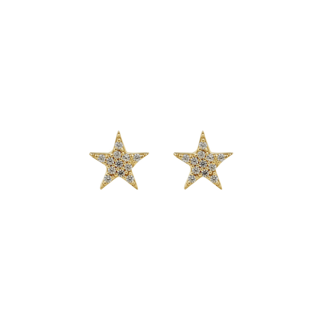 Mini CZ Star Studs