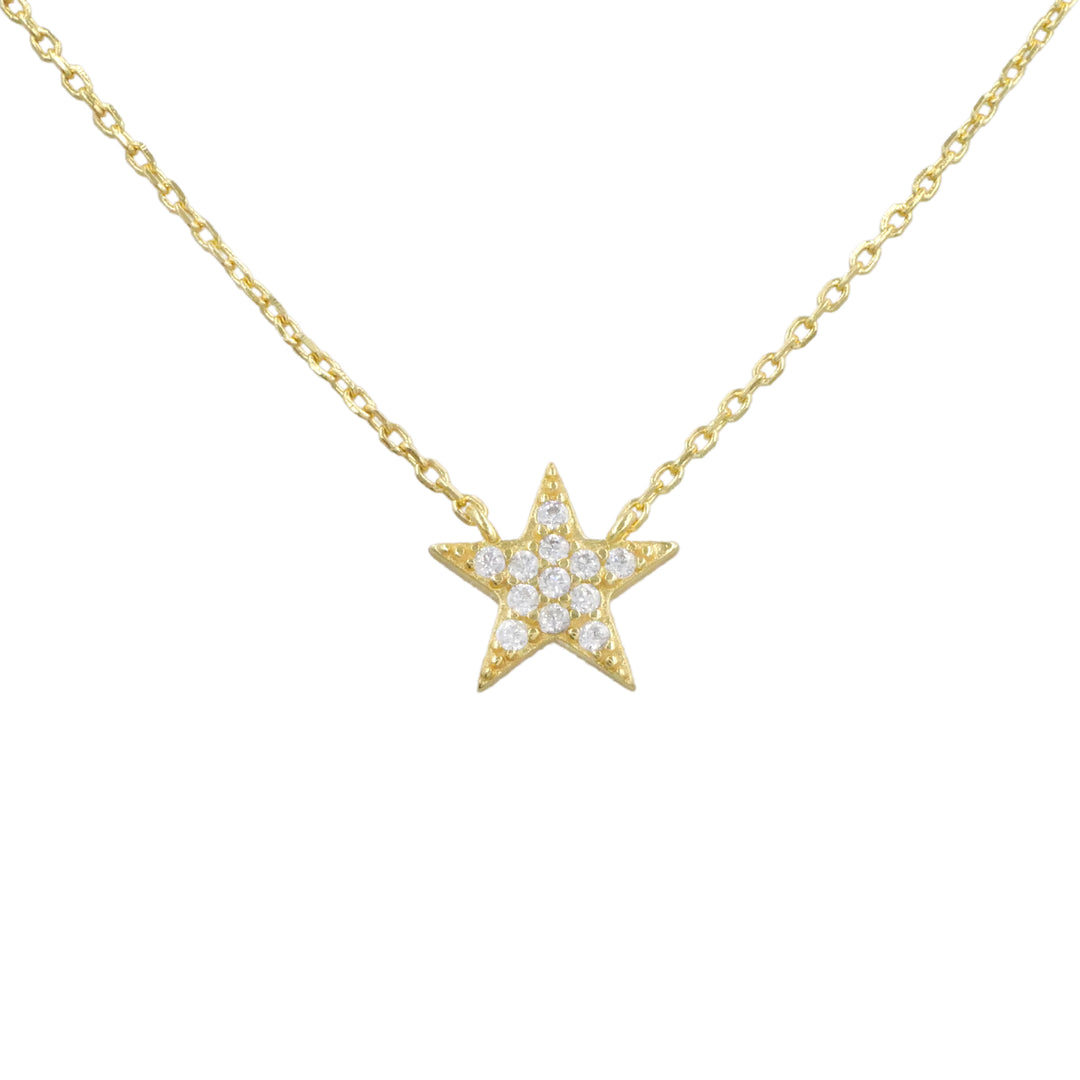 Mini CZ Star Necklace
