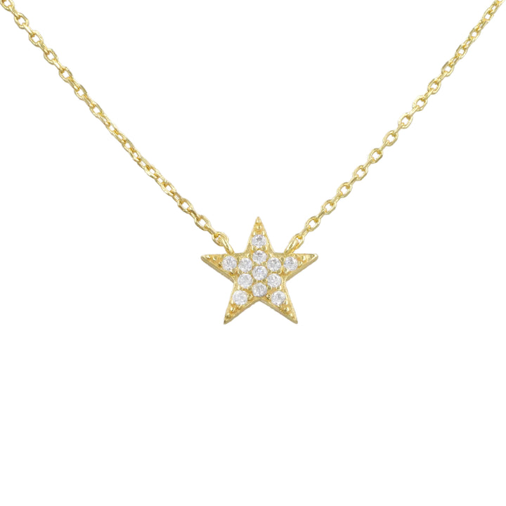 Mini CZ Star Necklace