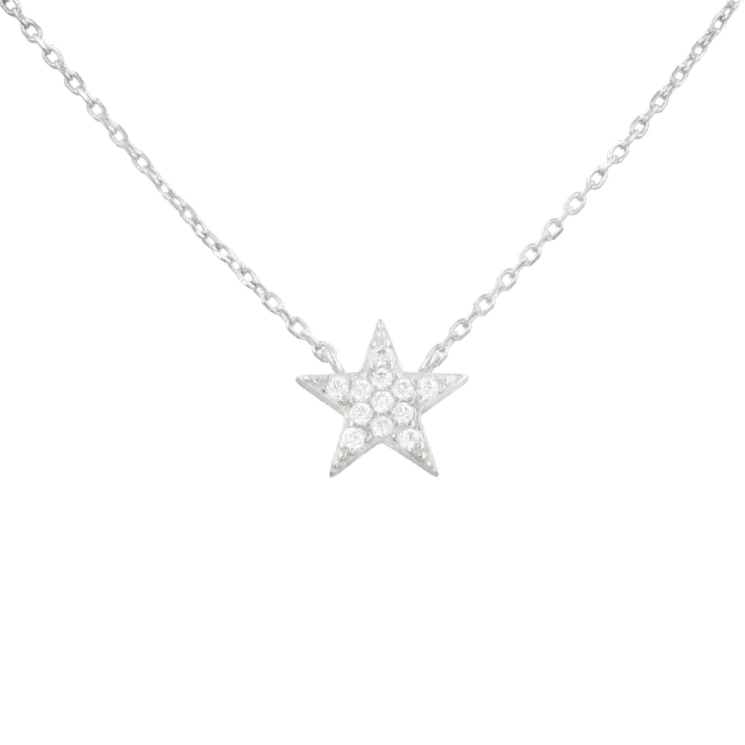 Mini CZ Star Necklace