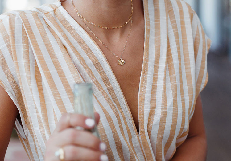 Evil Eye Coin Necklace