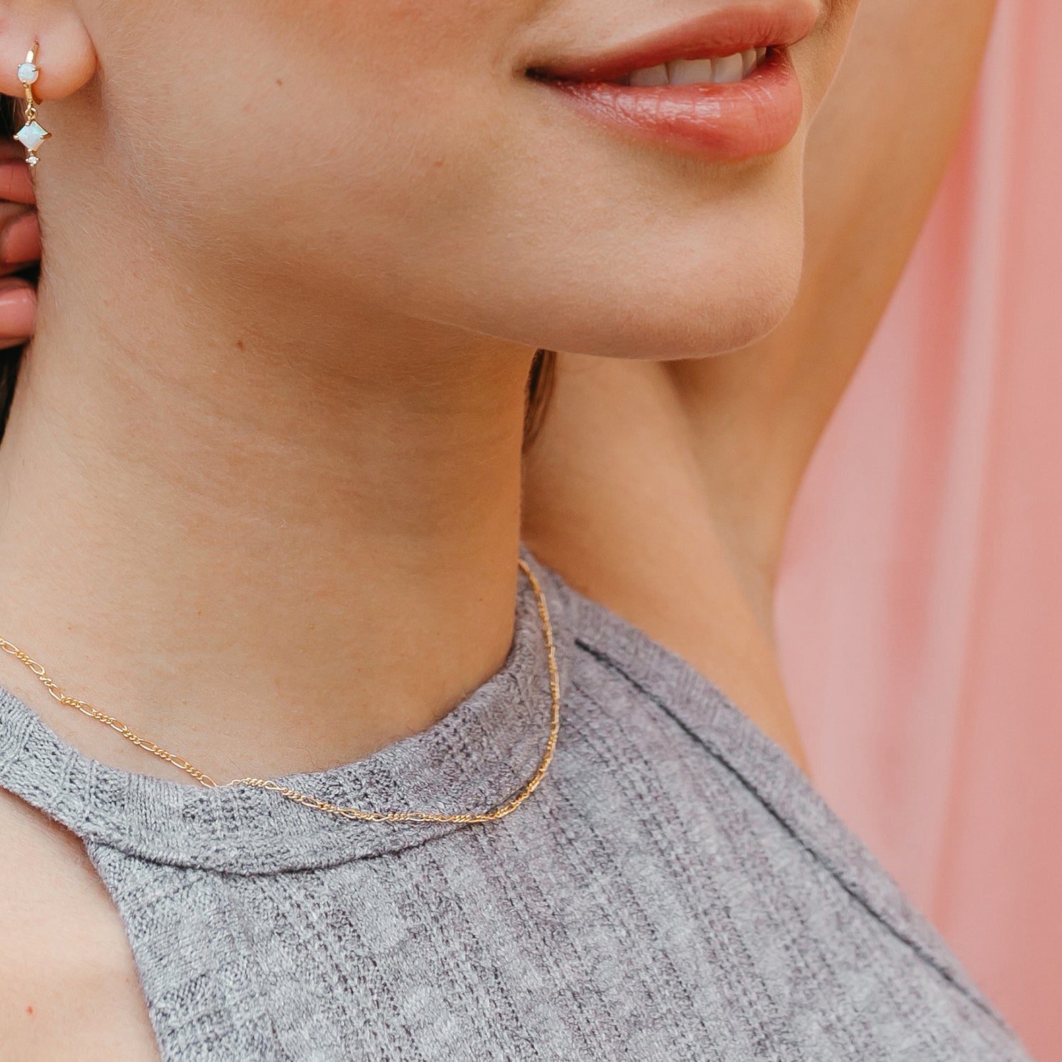 Small Figaro Chain Necklace – Amanda Deer Jewelry