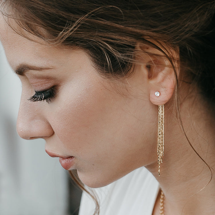 Fringe Earring Jackets