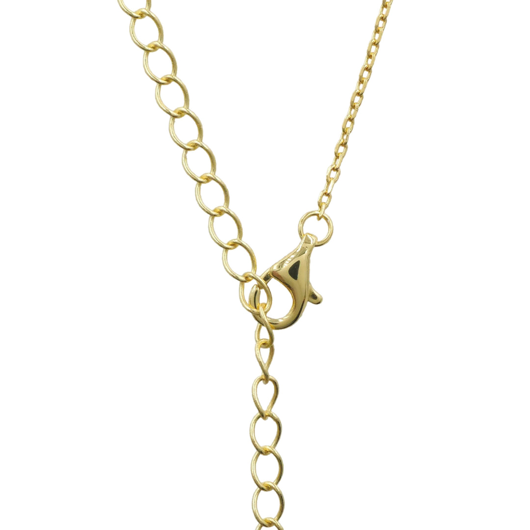 Turquoise Heart Necklace with White Crystal Pave